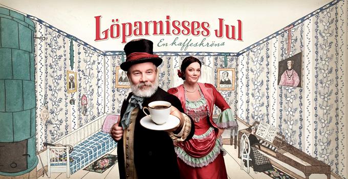 Affischbild Löparnisses Jul - en kaffeskröna