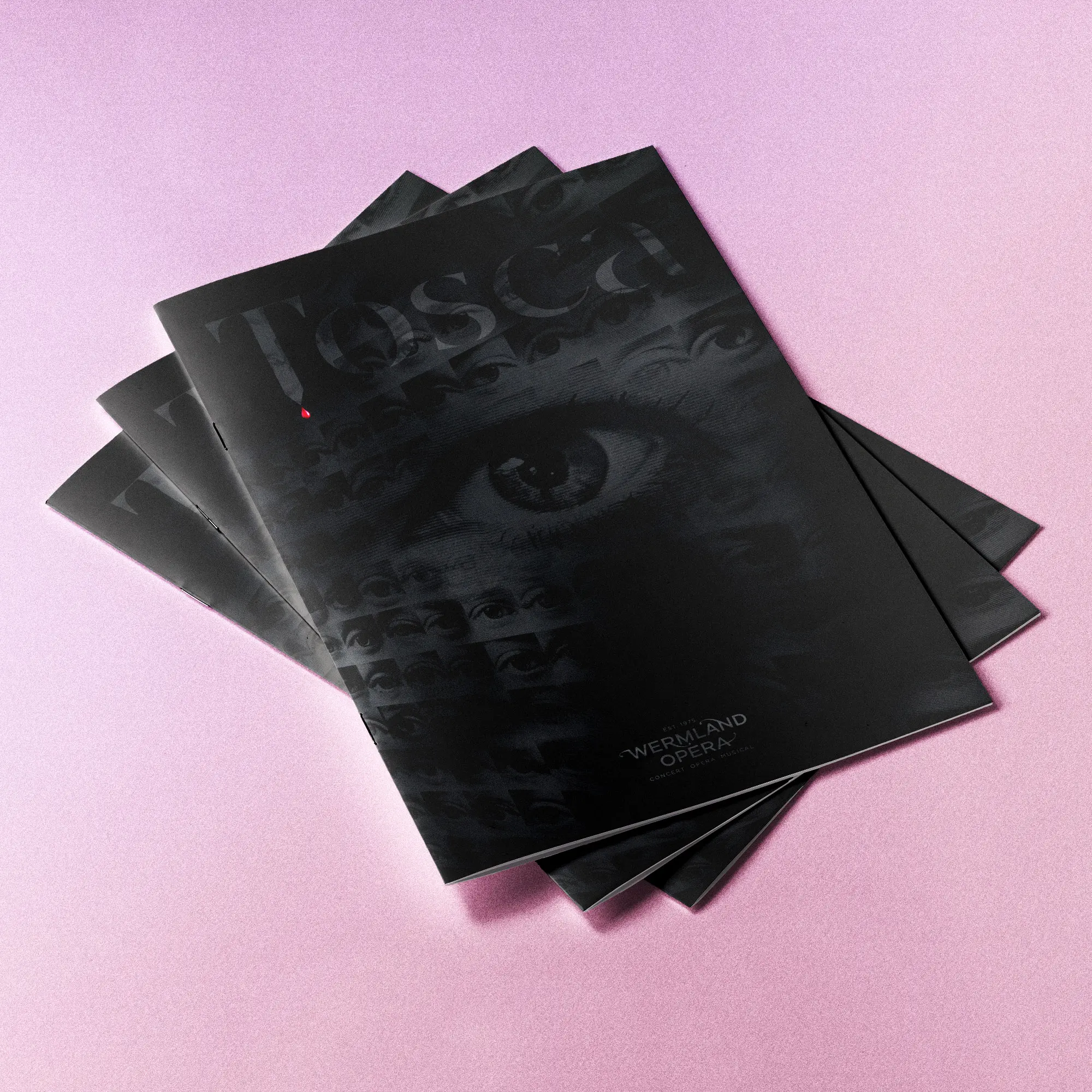 Programblad till operan Tosca